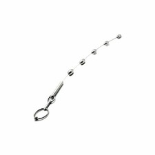 The Big Apple Centipede Sound with Glans Ring, Surgical Steel Male Urethral Plug