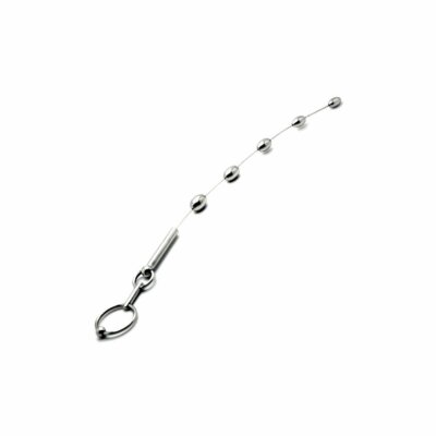 Big Apple Centipede Sound with Glans Ring, 9.5'' Surgical Steel Male Urethra Plug