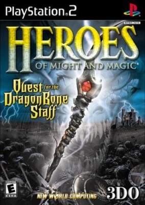 Heroes of Might And Magic Quest For The DragonBone Staff PS2 NEU und Sealed