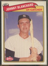 1989 Swell Baseball Greats #92 Johnny Blanchard New York Yankees
