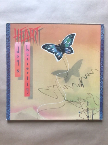 Heart, Dog & Butterfly, 1978,Portrait. 1st pressing, Gatefold. LP