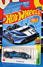 Hot Wheels 2022 HW Exotics 203 McLaren Elva Mtflk Blue w/ 10SPs