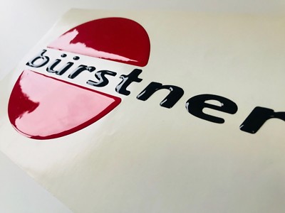 Bürstner Aufkleber 3D NEUES Aussehen 3D Resign gewölbt 250x140mm
