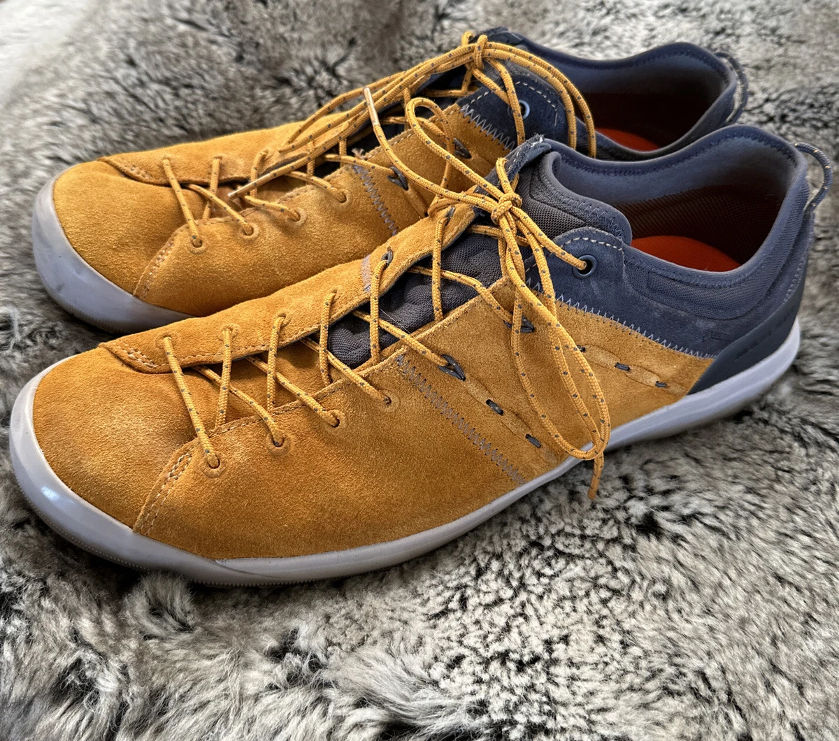 Mammut Hueco Low GTX Wheat Gray Suede Leather Shoe Mens Sz US