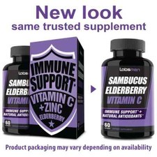 Sambucus Elderberry Zinc Vitamin C Supplement Provides Elderberry Immune Support