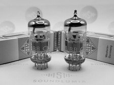 Telefunken E88cc = 6922 Matched Pair ◇base - Aeg Label - Ulm '59- Same Code -nos