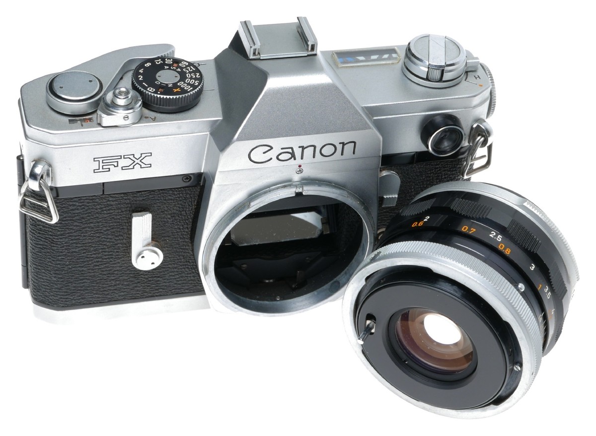 Canon FX 35mm Film SLR Camera FL Lens 1.8/50mm No.383276 | eBay