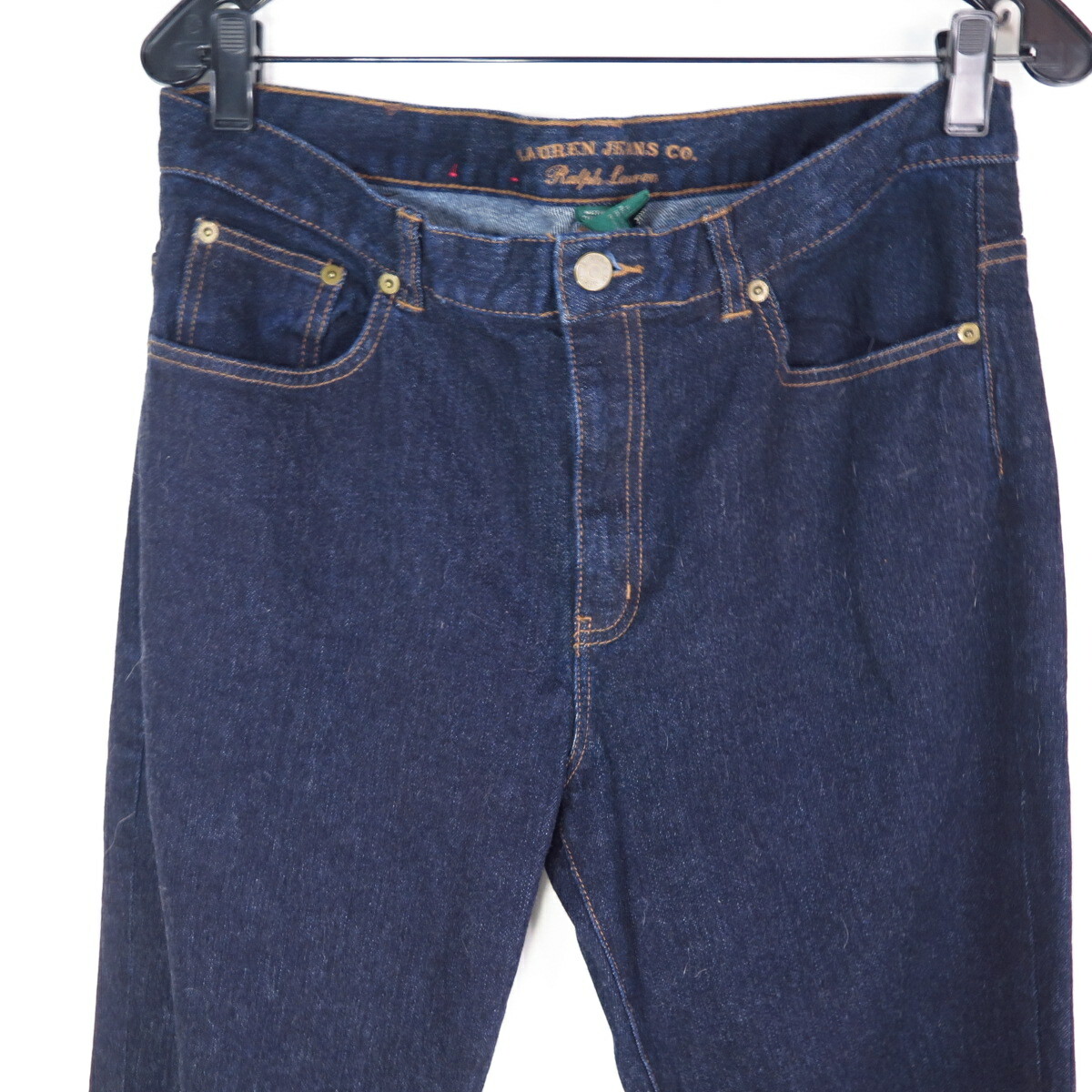 Lauren Jeans Co Ralph Lauren Womens Blue Denim Classic Straight