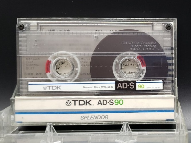 Used) TDK AD-S 90 Blank Audio Cassette Tape Type I Normal Position