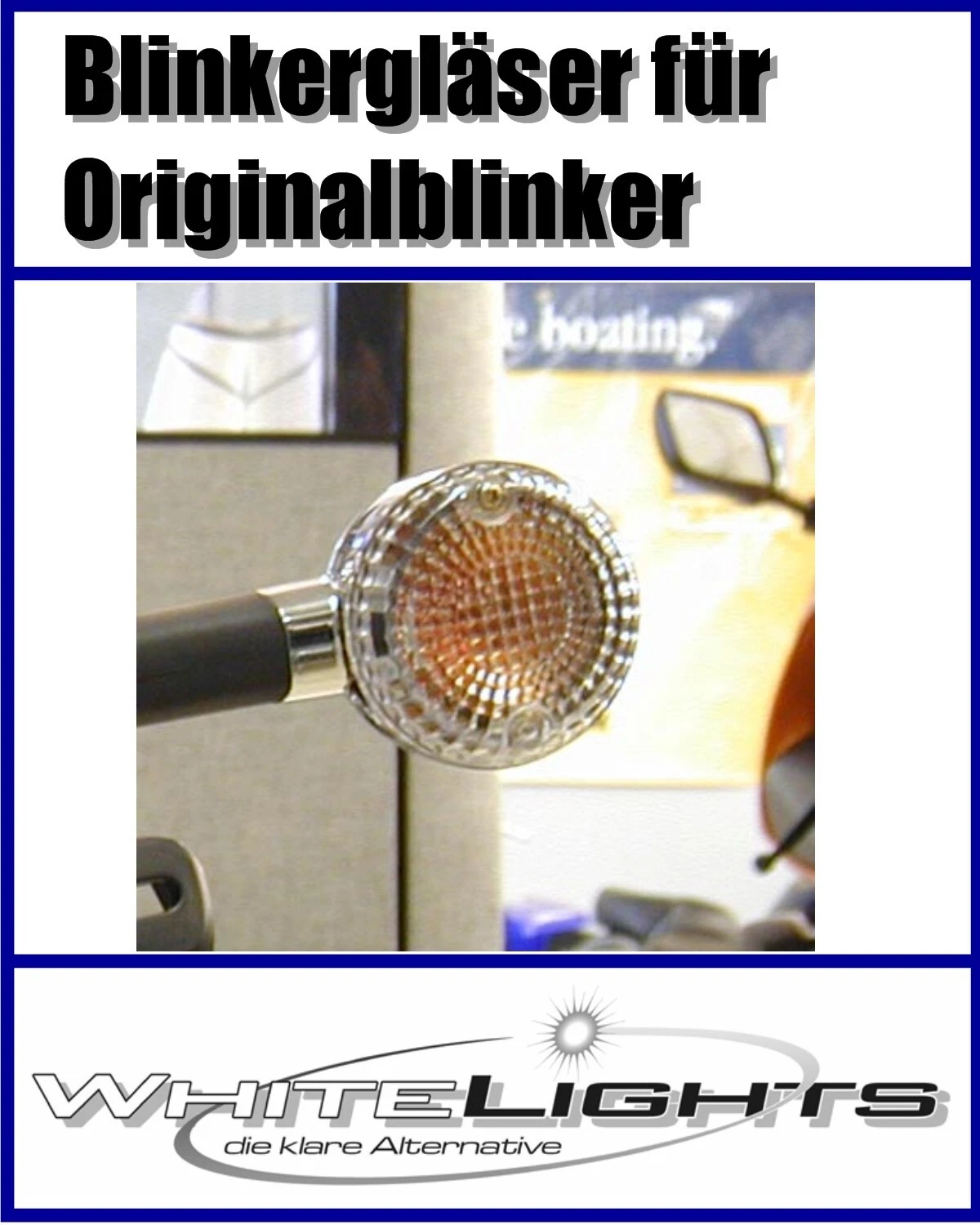 White Indicator Glasses Suzuki Vs 600 And Vs 1400 Intruder Clear Signal Lenses