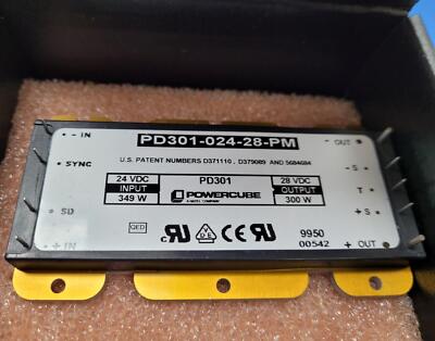 PD301-024-28-PM POWERCUBE DC-DC Regulated Power Supply Module, 1 Output, Hybrid