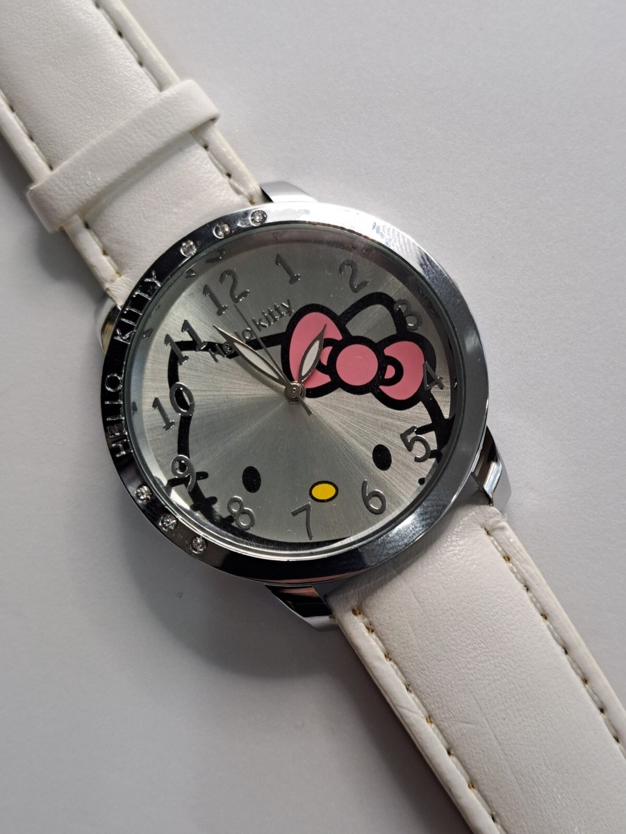 HELLO KITTY WHITE STRAP WATCH - NEW! s-l400.jpg main image 3