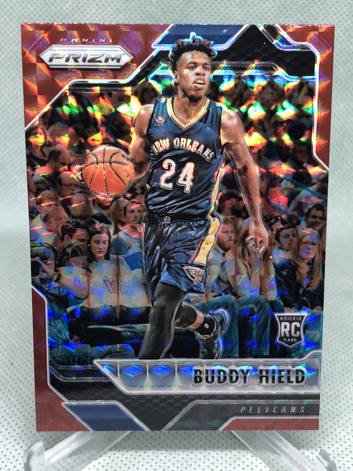 2016-17 PRIZM MOSAIC BUDDY HIELD RC RED PRIZM #10 (Z100)