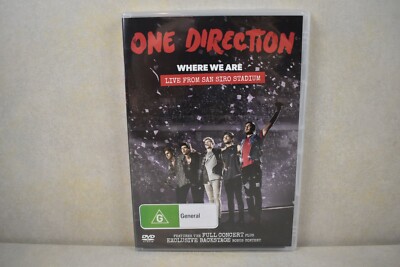 Where We Are: Live from San Siro Stadium (DVD, 2014) ~NEW~