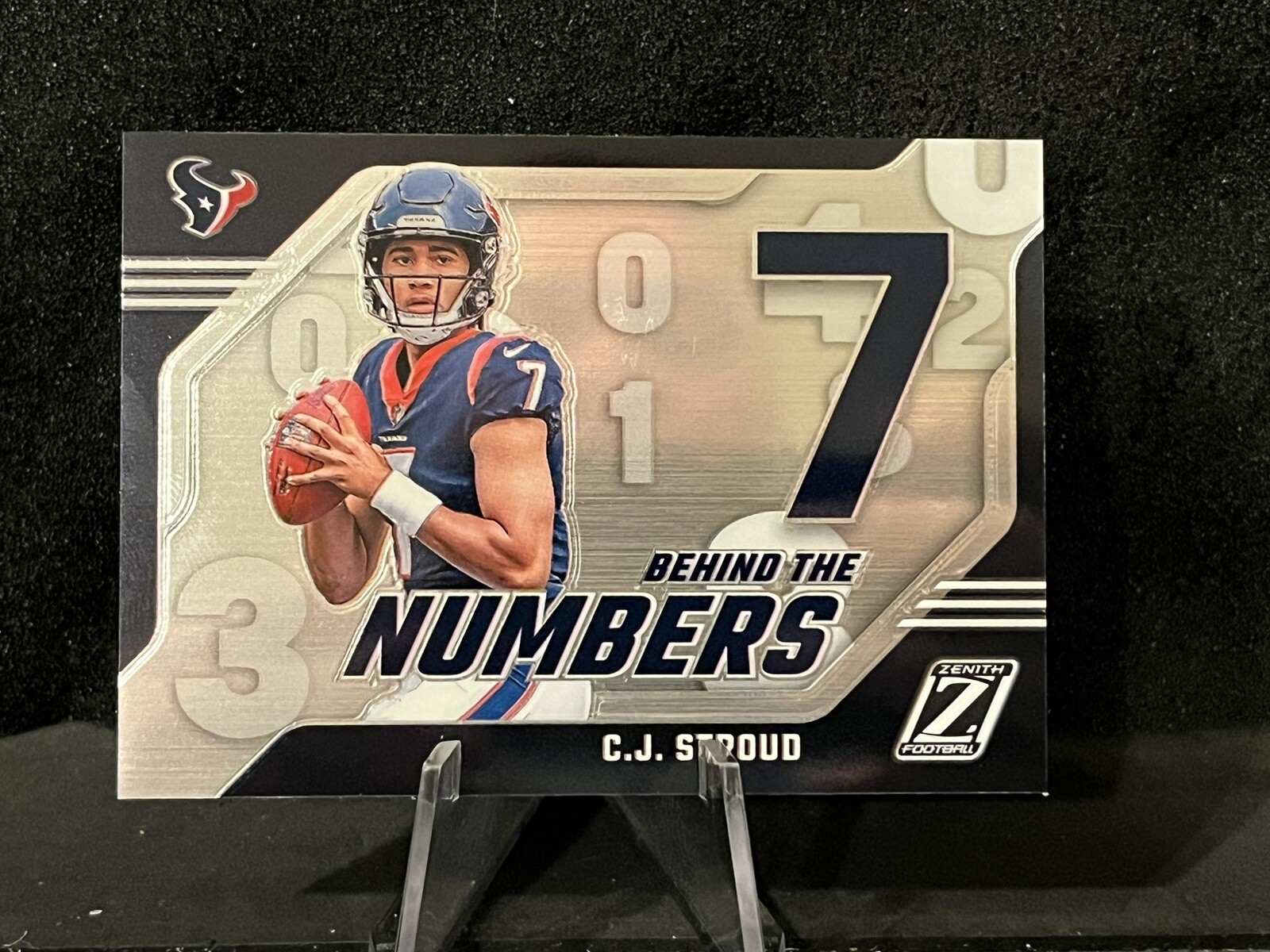 2023 Panini Zenith Behind The Numbers CJ STROUD RC Rookie Texans #5