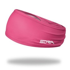 Suddora Solid Color Wide Headband/Sweatband - Workout, Football, Soccer Pink