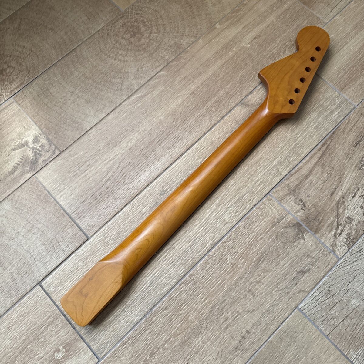 Jaguar Mustang Stainless Roasted Maple Neck 24” Short Scale Jaguar Mustang Stainless Roasted Maple Neck 24” Short Scale