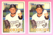 2 - 2016 Topps Heritage, Colorado Rockies - YOHAN FLANDE
