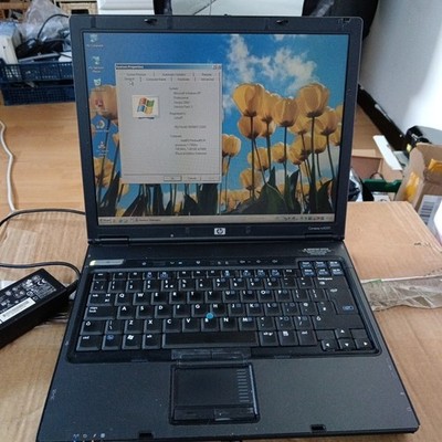 HP Compaq NC6220 Retro Laptop Windows XP 1,5GB RAM 40GB HDD DVD & Ladegerät