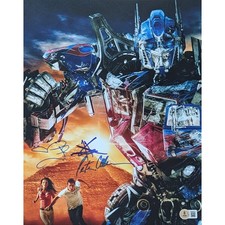 Shia LaBeouf, Megan Fox, and Peter Cullen Signed Photo #1 (11x14)