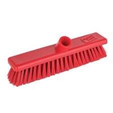 Washable Broom Head  30cm and 45cm with Stiff or Soft Bristles in four colours