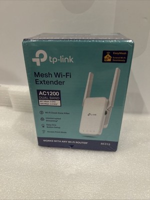 TP-Link AC1200 Mesh WiFi Extender. ER315. Sealed