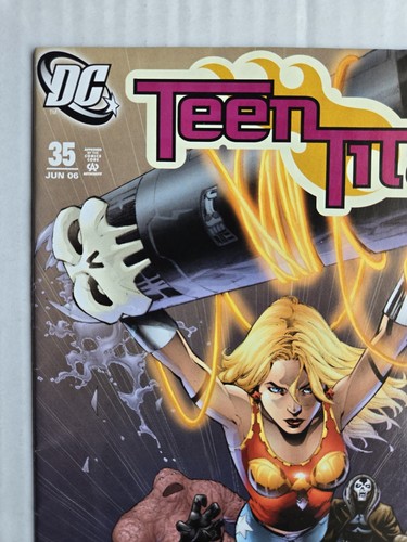Teen Titans #35 Edicola 1:50 Rara 1.459 Copie 1° App Elephant Man DC 2006 - Foto 3 di 18