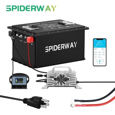 48V 105Ah LiFePO4 Lithium  Golf Cart Battery Kit for Star EV Classic 36-2 48-2
