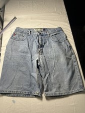 Bugle Boy 750 80 s 90 s Vintage Denim Jean Shorts Sz 33 w Lighter Wash BBC