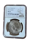 1921 High Relief Peace Dollar $1 MS 63 NGC