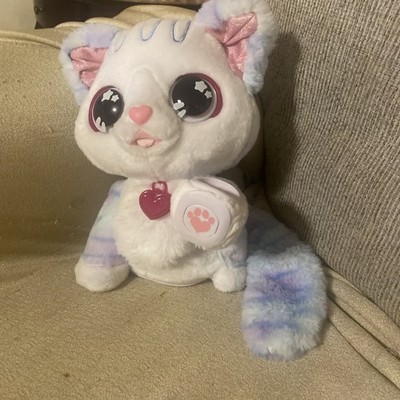 VTech Glitter Me Kitten Interactive Plush Light & Sounds Glitter Stamp Paw Works