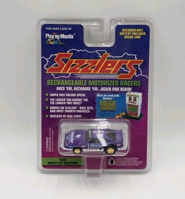 Vtg 1996 Sizzlers Playing Mantis 1989 Whistler Mustang Rechargeable Car SEALED
