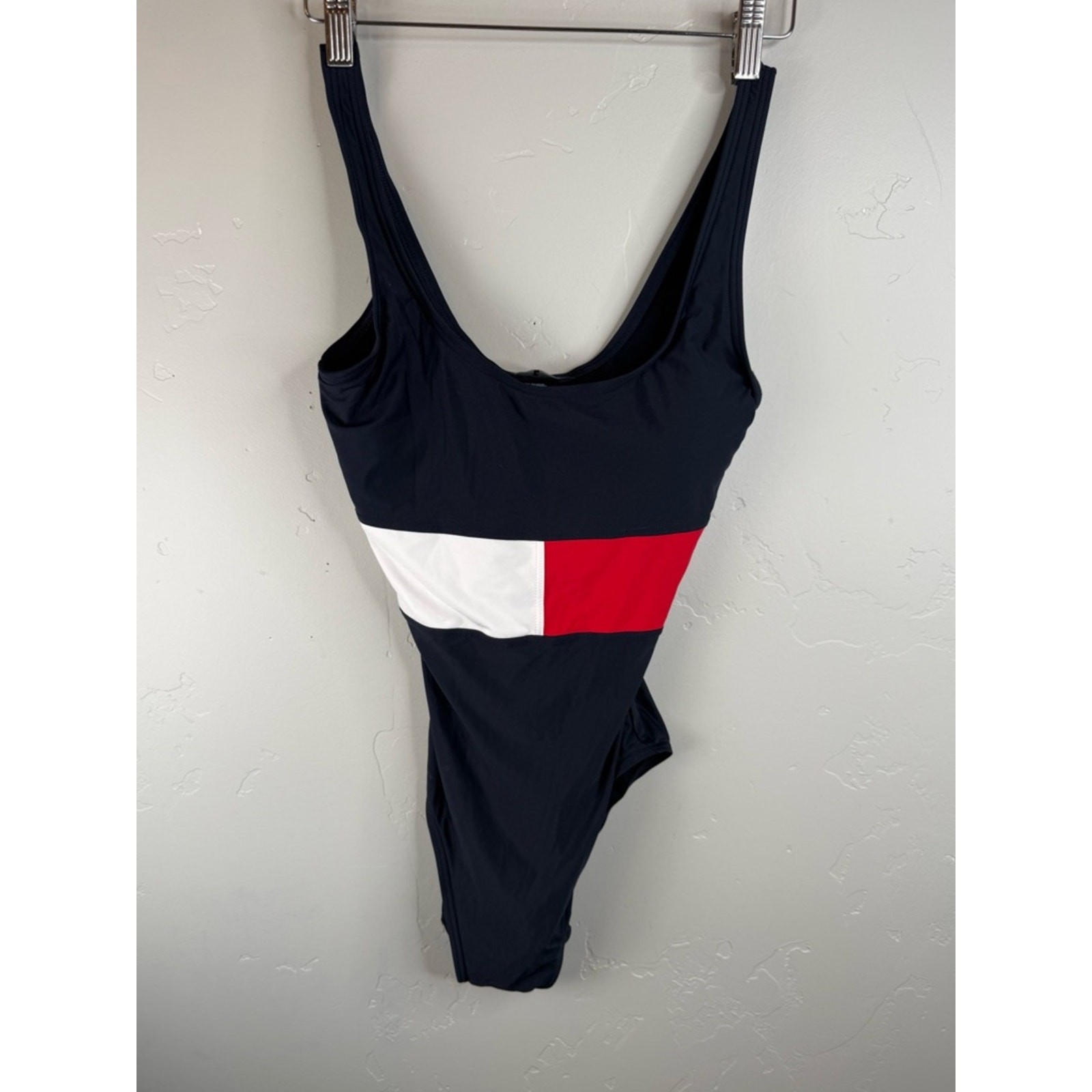 NWT Tommy Hilfiger Essential Colorblock Swimsuit Medium image 3