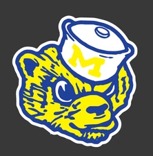 Michigan Wolverine Vinyl Decal Car Truck Laptop Cell Phone Wolverine Sticker