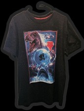Universal Studios Parks Shirt Jurassic Back To The Future E.T Jaws Graphic Sz M