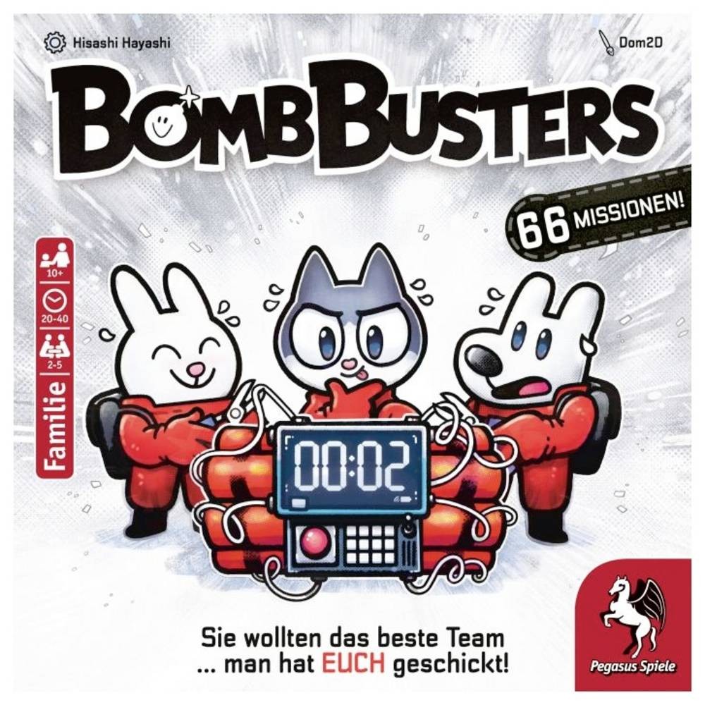 Bomb Busters Pegasus Spiele 51280G avec scénarios évolutifs