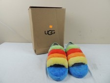 UGG Fluff Yeah Slide Rainbow Sz 6
