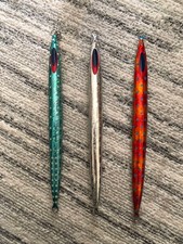 DeepLiner Spy Super Rocket 300g Metal Jigging Lure, Used, Red Finish