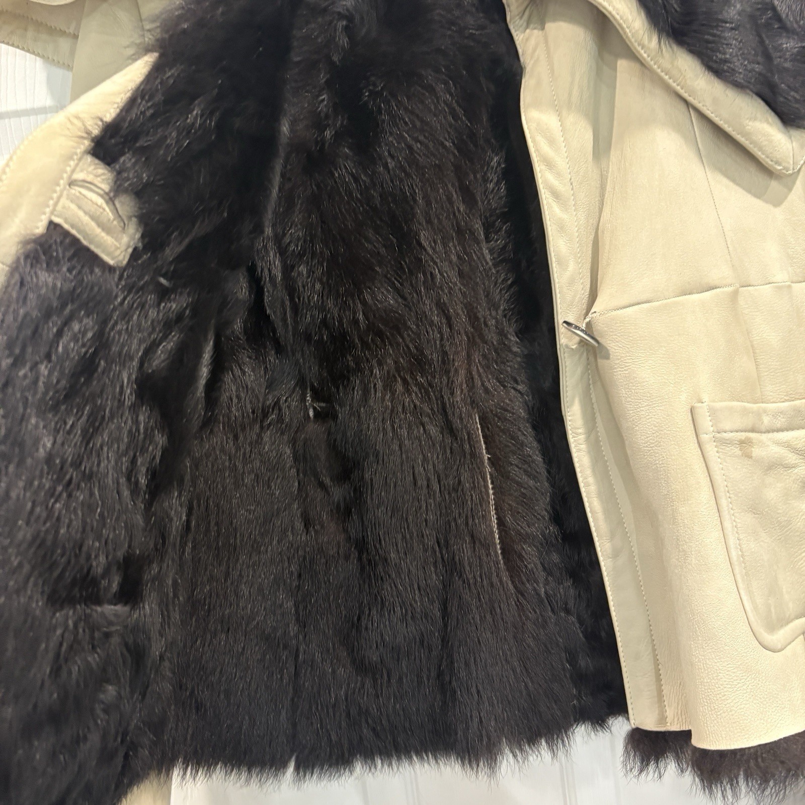 Max Mara Leather Jacket Small - image 5