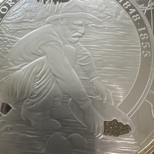 1848-1885 Calif Gold Rush Exquisitely Made By The American Mint #coa Orig Pkg