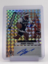 BOBBY PORTIS 2024-25 MOSAIC PICTOGRAPHS MOSAIC PRIZM AUTO #PM-POR BUCKS Q2045