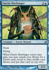 MTG magic cards 1x Faerie Harbinger Lorwyn Light Play, English