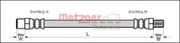Metzger Bremsschlauch 4110334 FüR Audi
