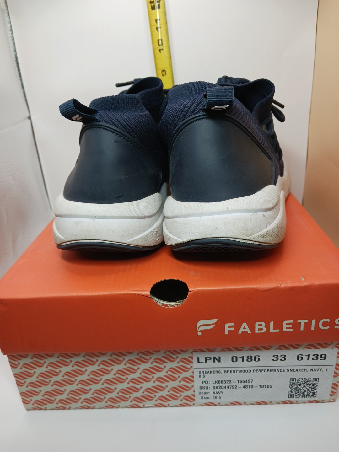 Fabletics Brentwood Performance Navy Sneakers Wom… - image 4