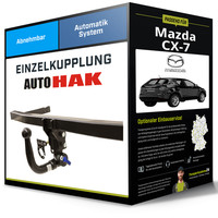 Abnehmbare AnhäNgerkupplung für Mazda CX-7 06.2006-12.2014 Typ ER Auto Hak AHK