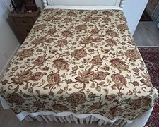 LRL Ralph Lauren Tablecloth 60x84 Nice Jacobean Design Cotton 