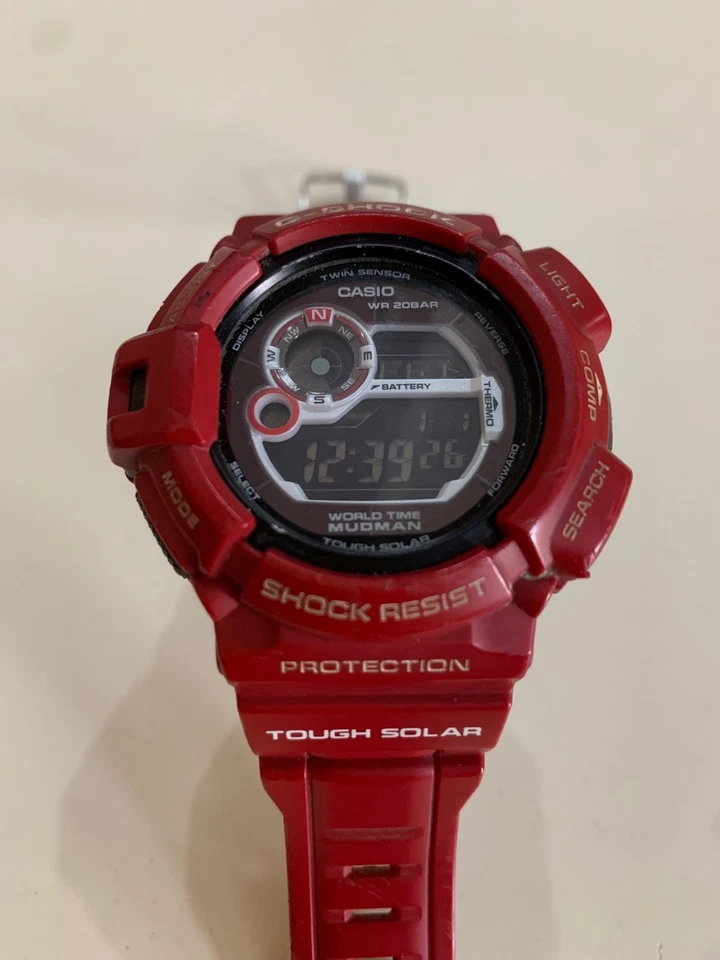 Casio G-SHOCK mudmaster G-9300-RD edición especial muy raro  Foto 2 de 4