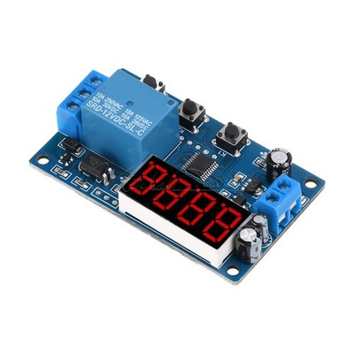 DC 12V LED Display Digital Delay Timer Control Switch Module PLC Automation