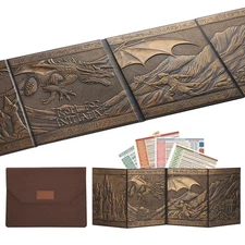 Trymaker Dm Screen 5e, DND Dungeon Master Screen Faux Leather, Gm Screen, D&D