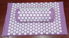 Acupressure Pillow & Mat Massage Set Neck & Back Acupuncture Trigger Point Pain